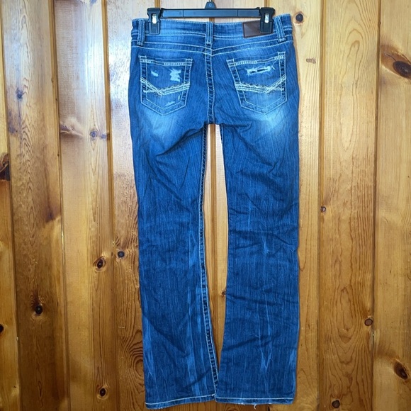 BKE Denim - BKE denim Stella distressed jeans bootcut size 26x31 1/2 lighter western country